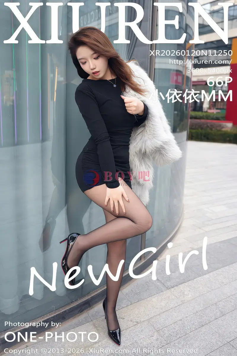 [XiuRen秀人网] NO.11250 新人模特小依依MM黑色连衣短裙配超薄黑丝秀凹凸身材诱惑写真-BOY吧