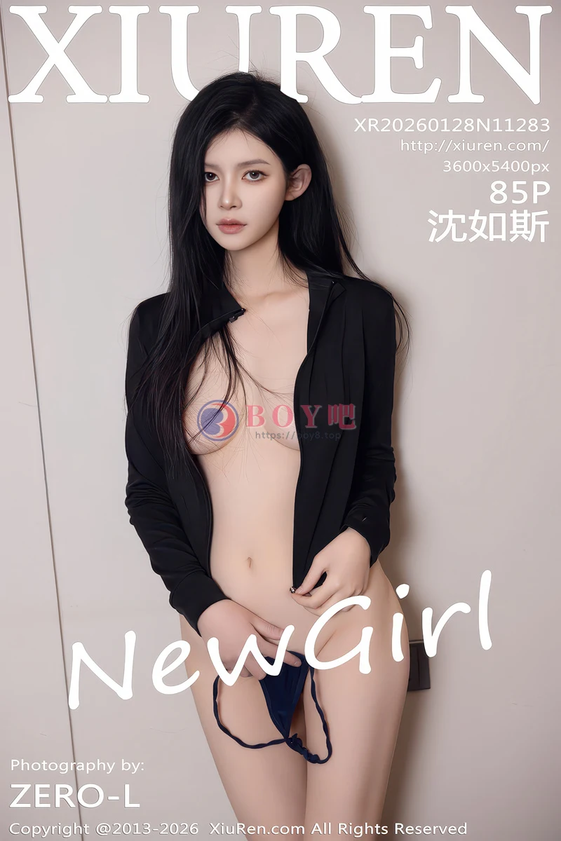 [XiuRen秀人网] NO.11283 新人模特沈如斯性感黑色情趣服饰配超薄肉丝秀曼妙身材诱惑写真-BOY吧