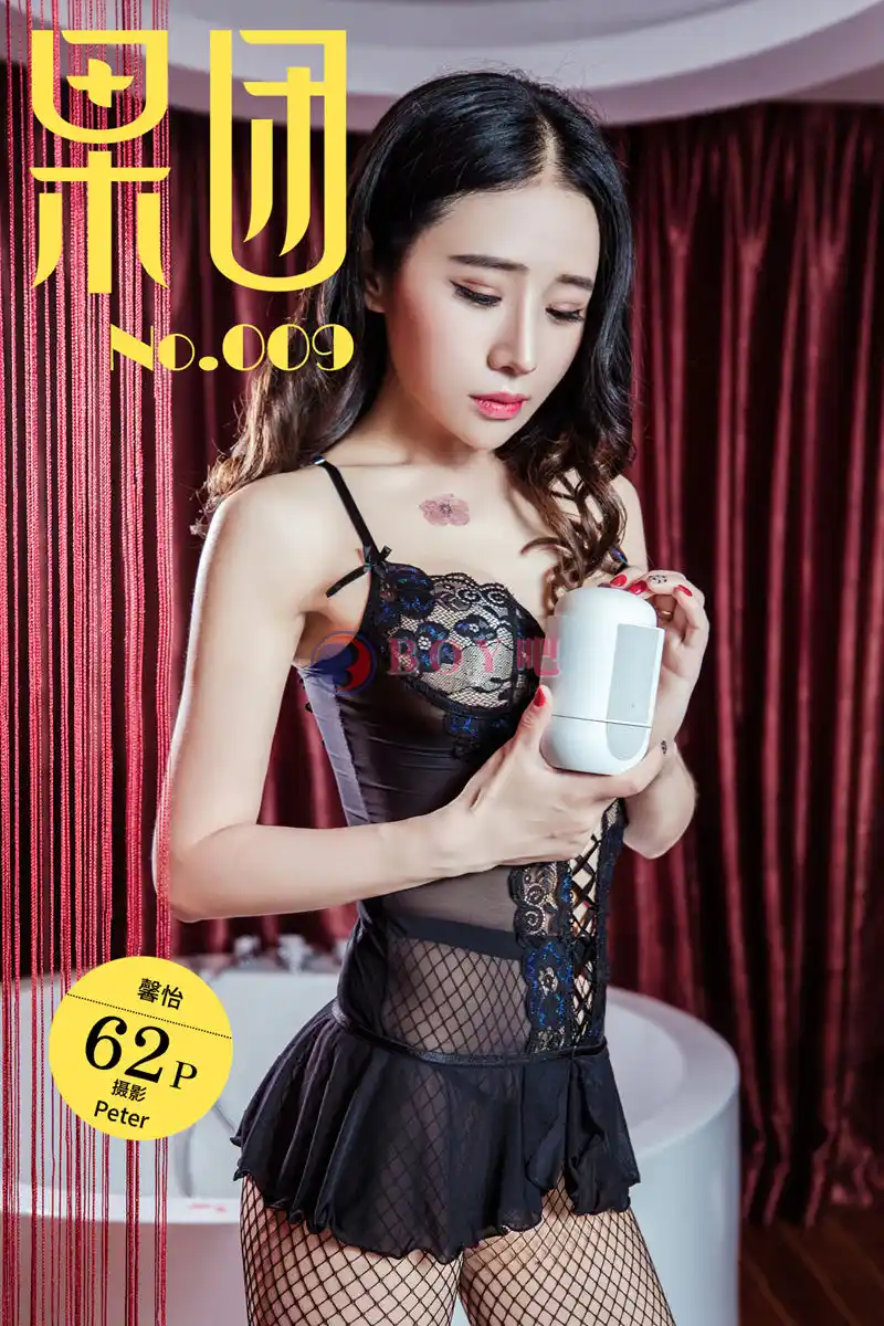 [Girlt果团网] No.009 嫩模馨怡白色蕾丝透视情趣内衣秀魔鬼身材香艳诱惑写真-BOY吧
