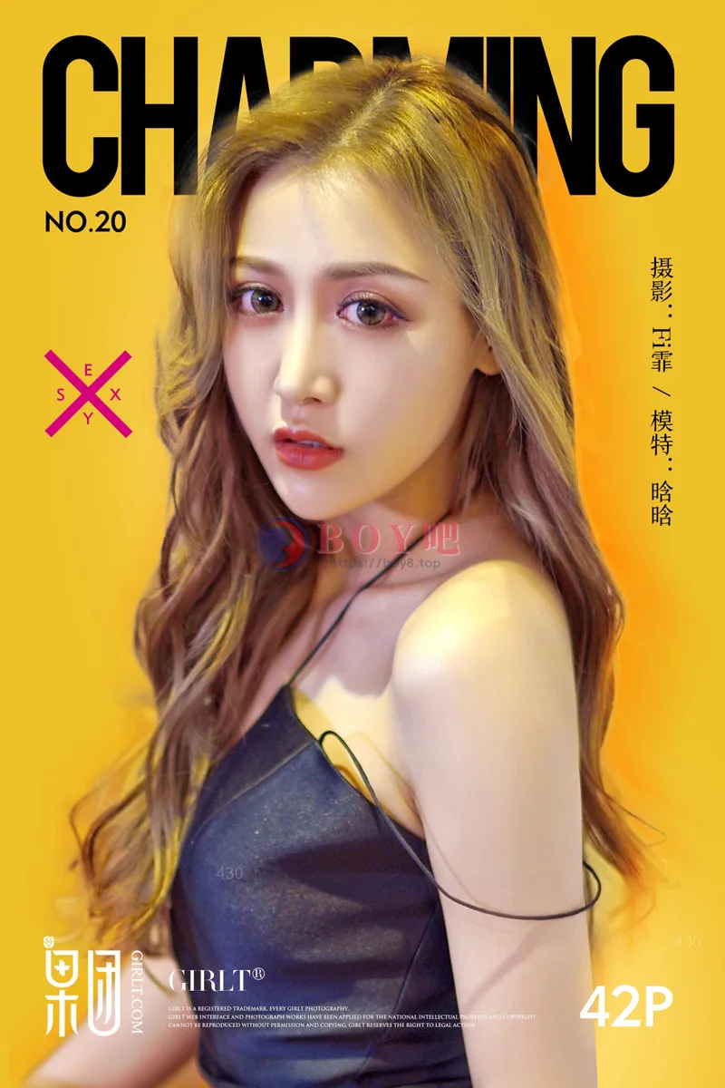 [Girlt果团网] No.020 嫩模晗晗居家私房真空侧露豪乳性感内裤秀迷人翘臀写真-BOY吧