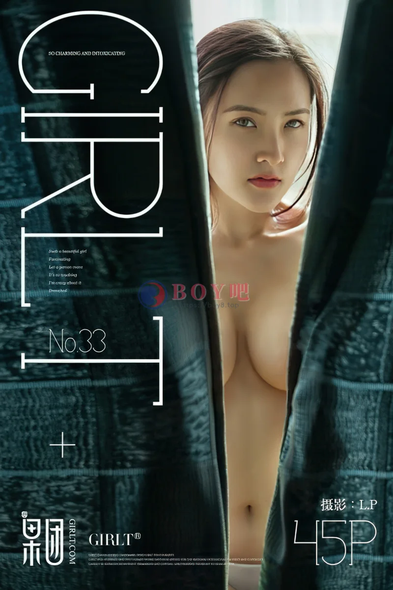 [Girlt果团网] No.033 美女画家大尺度全裸上阵秀人体艺术傲人酥胸撩人诱惑写真-BOY吧