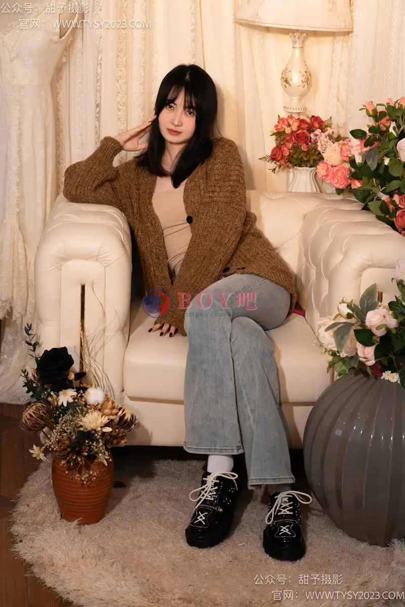 甜予摄影 2024.03.25 NO.031 小野-皮鞋、白棉袜、油量灰丝 [129P+2V-4.87GB]-BOY吧