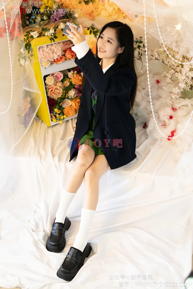 甜予摄影 2024.12.18 NO.139 澜澜-皮鞋、白棉袜、裸足 [116P+1V-4.36GB]-BOY吧